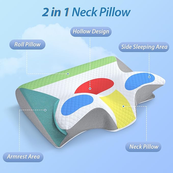Retreat™ Cervical Relief Pillow + Free Sleep Guide