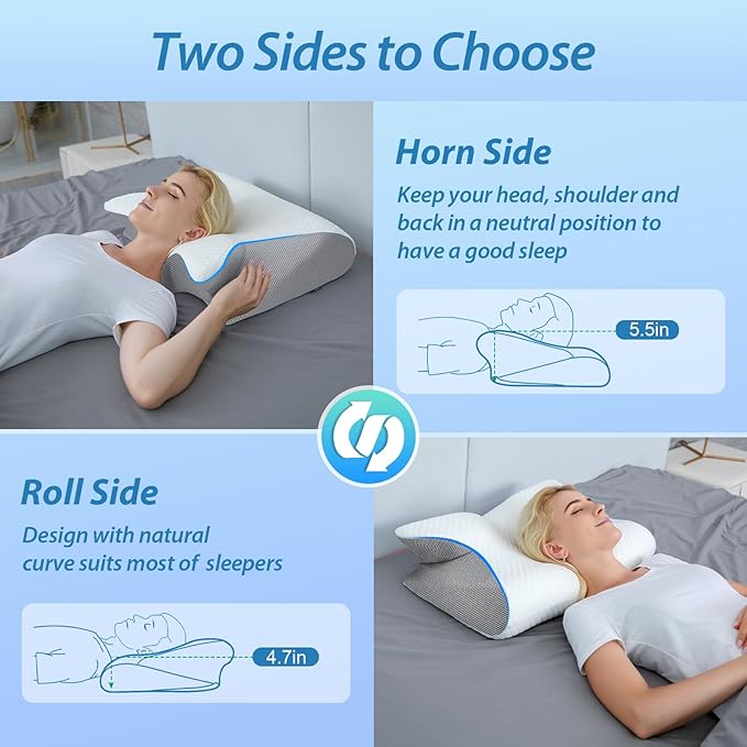 Retreat™ Cervical Relief Pillow + Free Sleep Guide