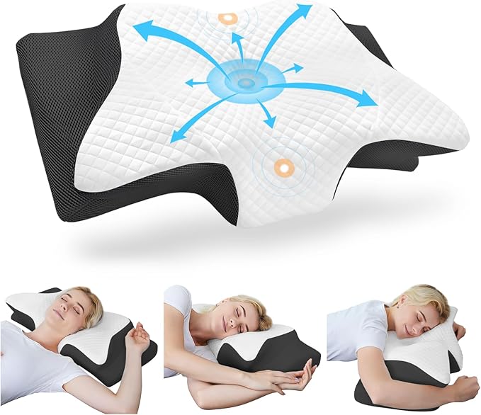 Retreat™ Cervical Relief Pillow + Free Sleep Guide