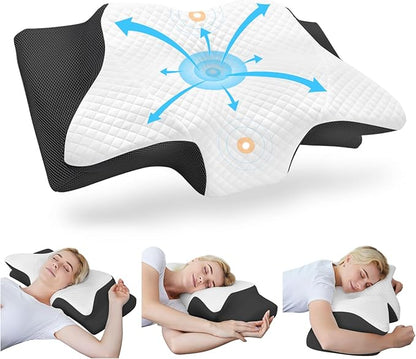 Retreat™ Cervical Relief Pillow + Free Sleep Guide