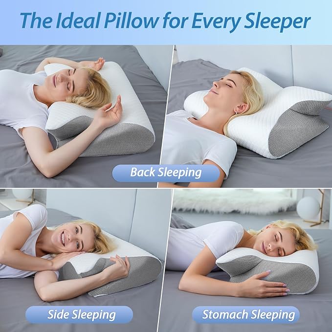 Retreat™ Cervical Relief Pillow + Free Sleep Guide