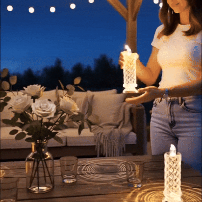 RetreatRadiance™ Crystal Candle